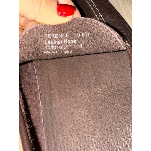 Polo Ralph Lauren Terence Venetian Pebbled Leather Driving Loafer chocolate 10.5 - Picture 8 of 8